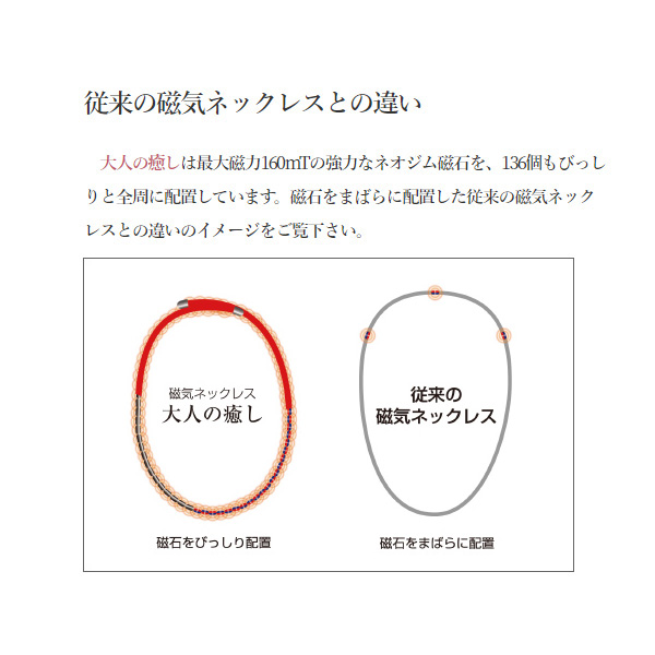 宝神オフィシャルショップ / 大人の癒し 磁気ネックレス 4mm合皮