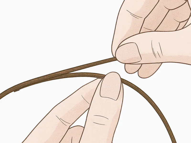 取り外し方：端部をつまむように持ち、引き離すようにする。